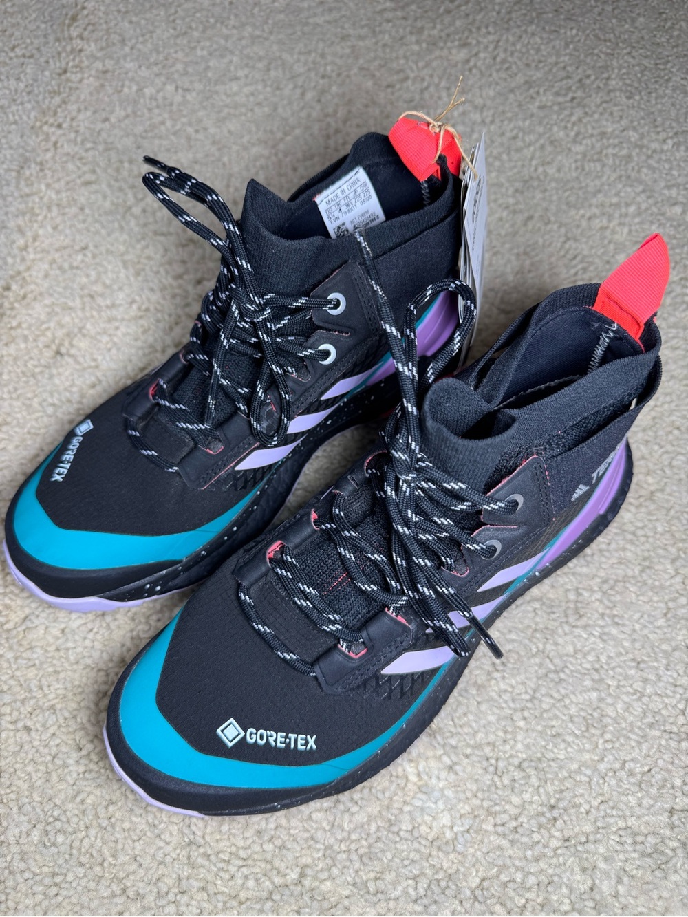 adidas Womens Terrex Free Hiker Gore-Tex Hiking Shoes, Size 5.5